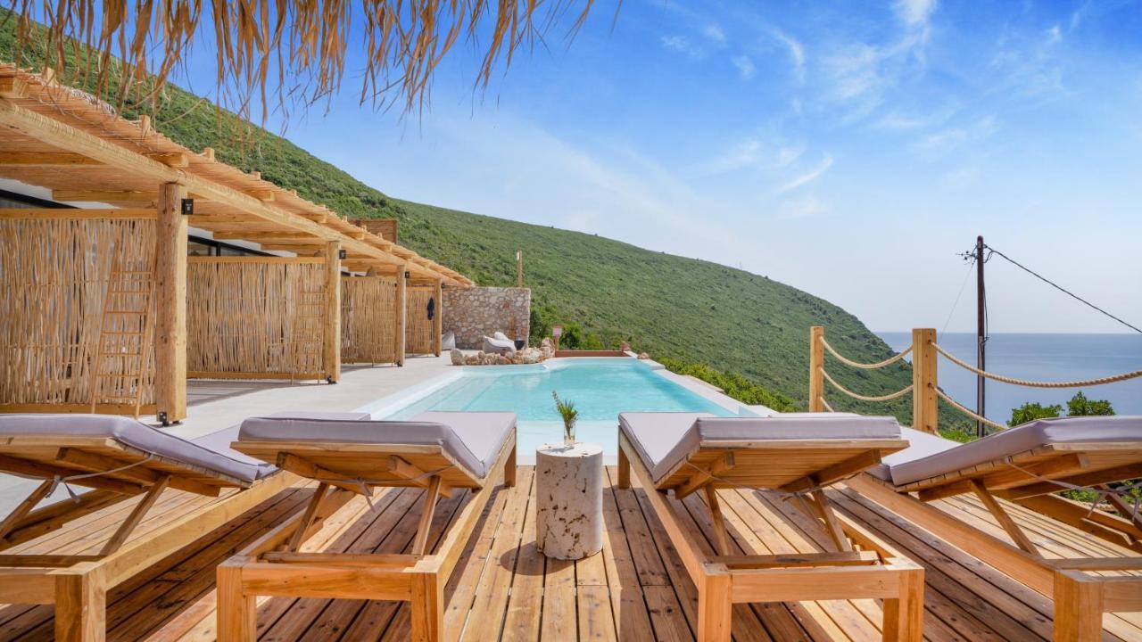 Апарт отель Eunoia Porto Katsiki Agios Nikolaos Niras Экстерьер фото